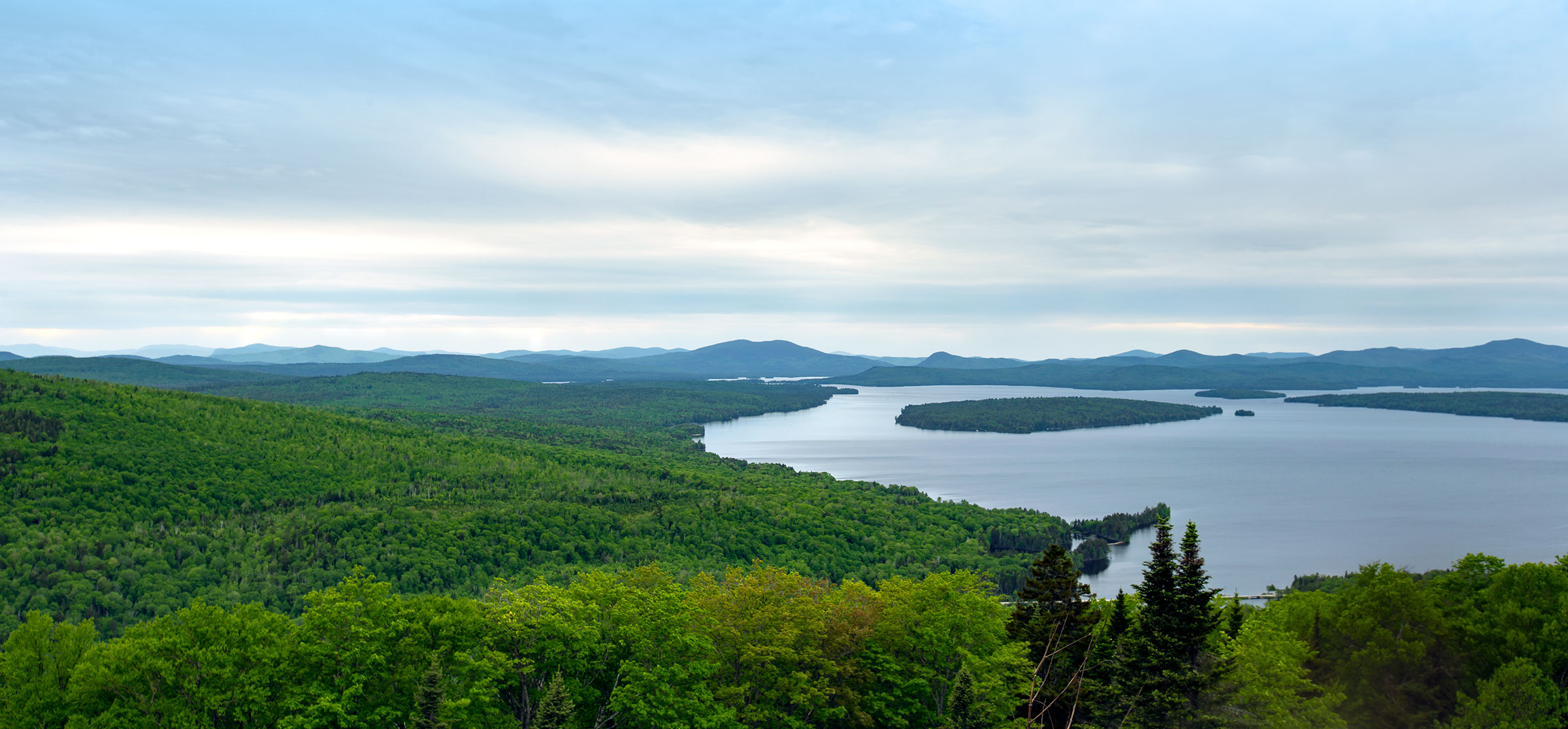 Height of Land overlooking the Richardson Lakes