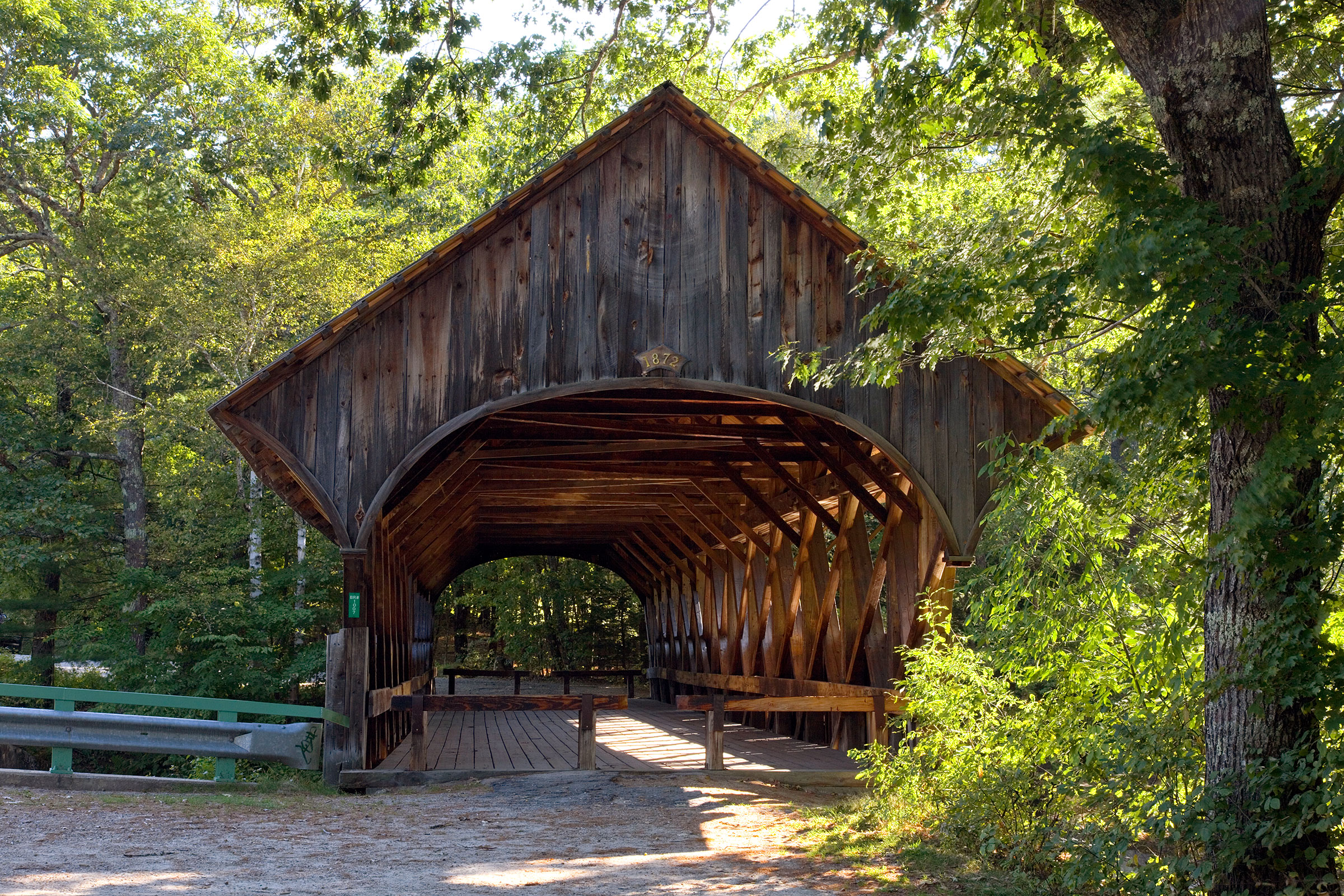 Sunday River Covered Bridge also known as the Artists Bridge