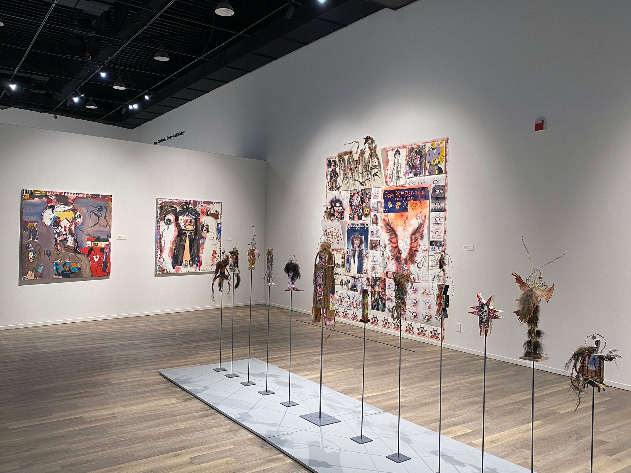 Exhibit at Bates College Museum of Art, Olin Arts Center, Lewiston
