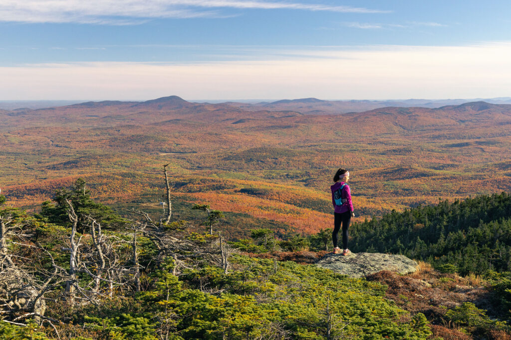 Hiking trails in Maine's Lake and Mountains