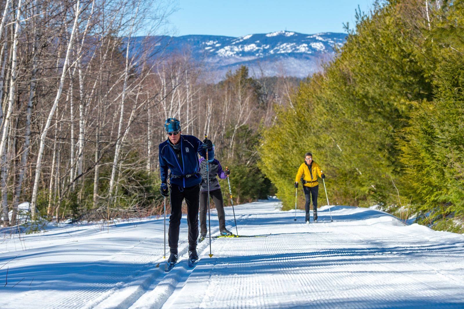 Inland Woods and Trails at Bethel Resort for Nordic skiing and snowshoeing