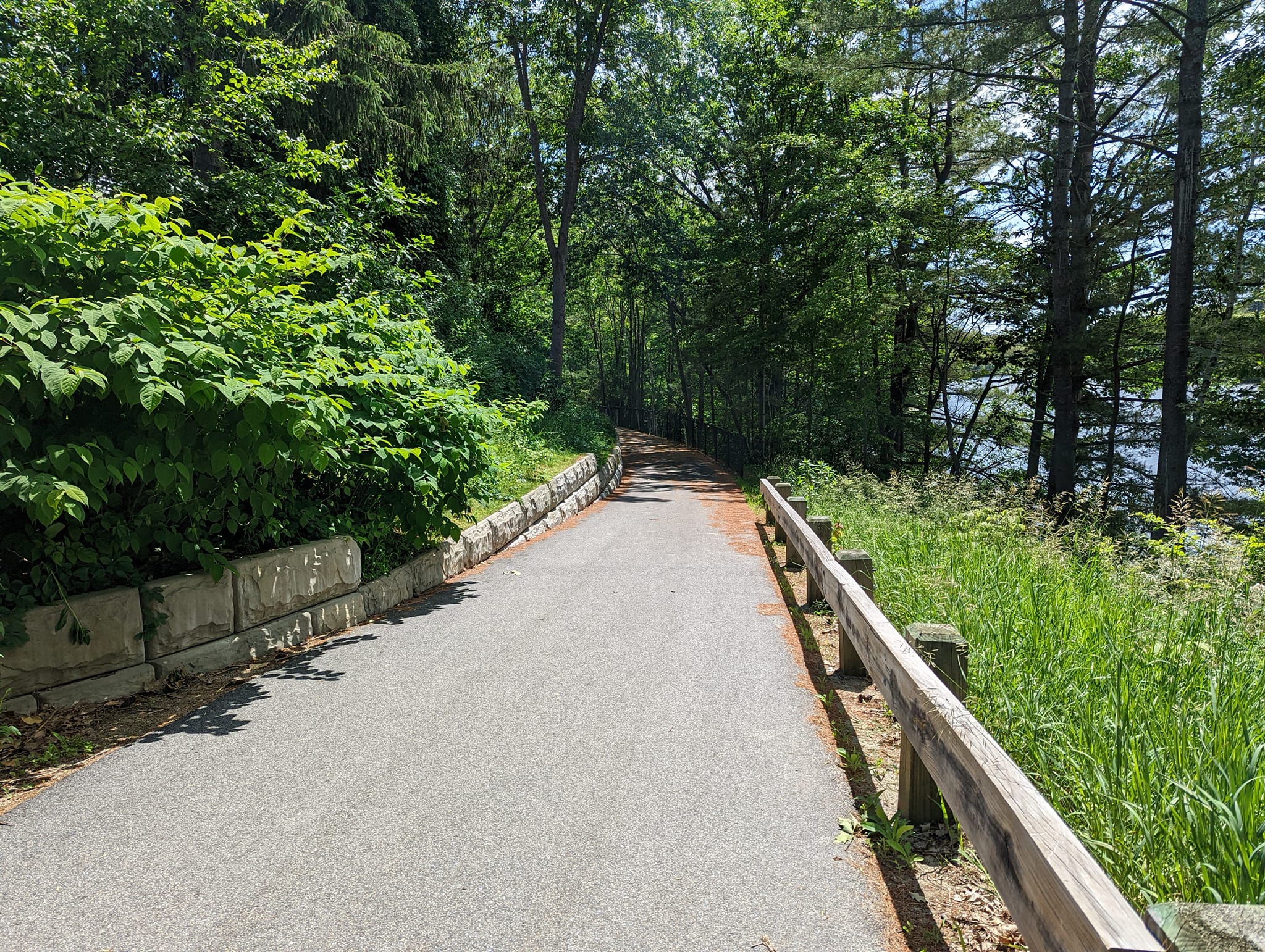 Lewiston Riverwalk section of the East Coast Greenway
