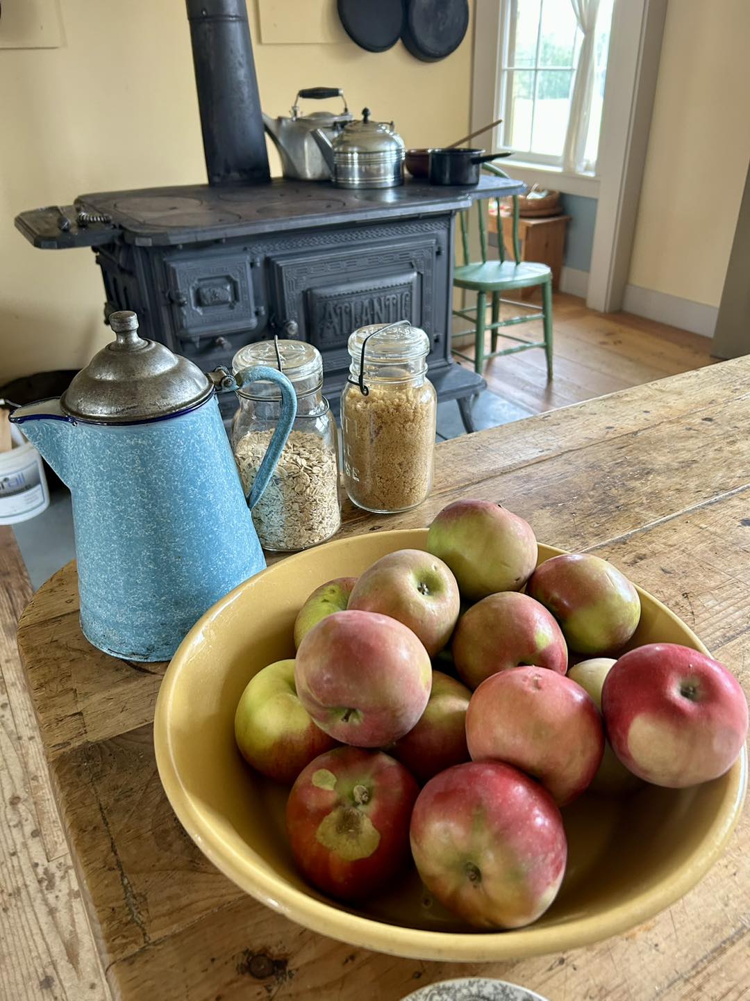 1870s kitchen of the Washburn-Norlands Living History Center