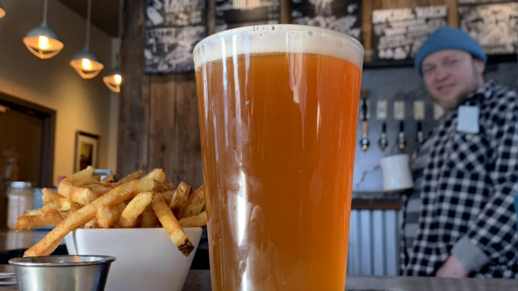 Beer and fries at Norway Brewing Co.