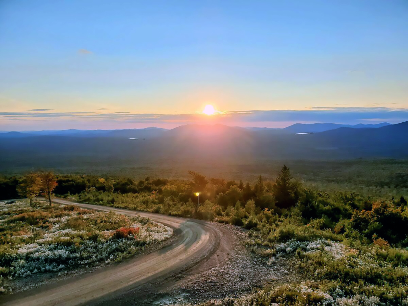 View from Quill Hill in Rangeley