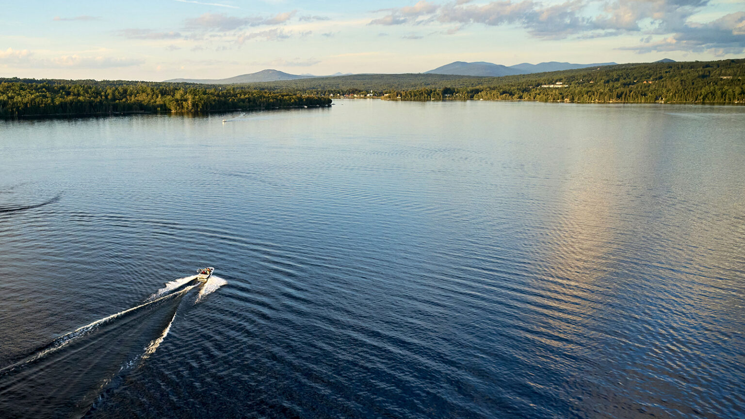Boating on Rangeley Lake