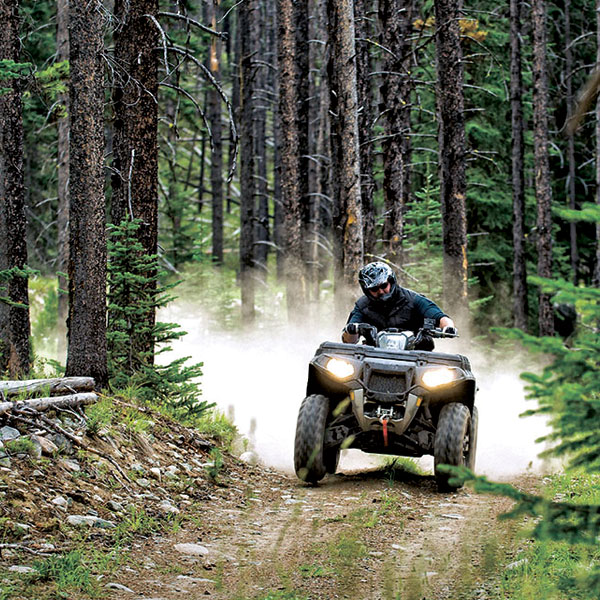 Multi-use trails are great for ATV riding.