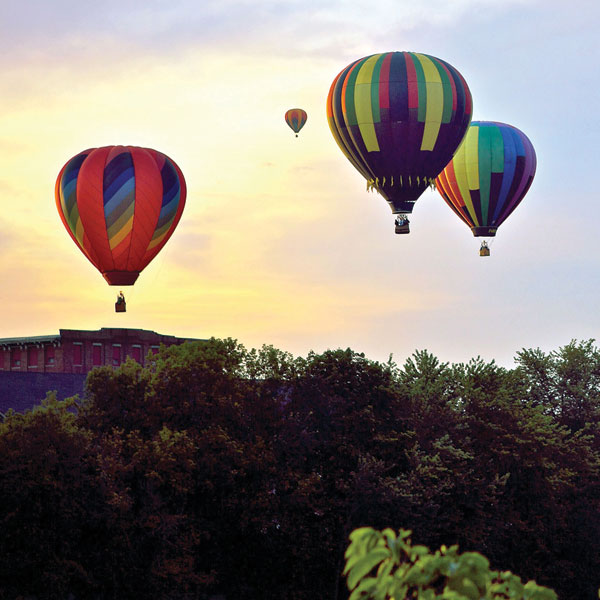 Great Falls Balloon Festival is one of many events that happen year-round.