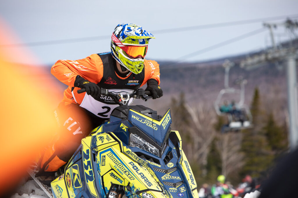 Saddleback King of the Mountain Snowmobile Hill Climb